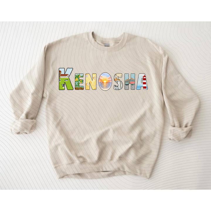 Kenosha Crewneck for wholesale by Ash Aesthetics Co