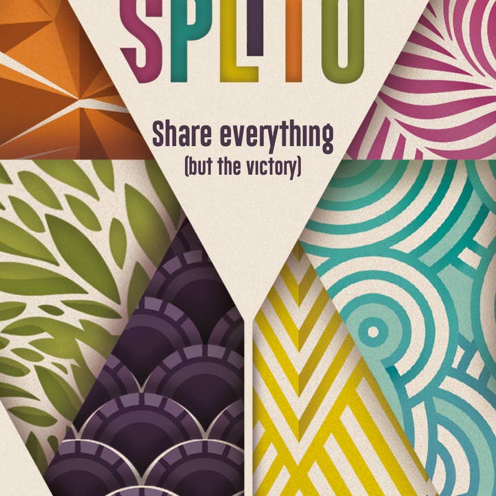 25th Century Games - Wholesale Card Game - Splito Fast-Paced Card Game for 3-8 Players, Ages 8+12