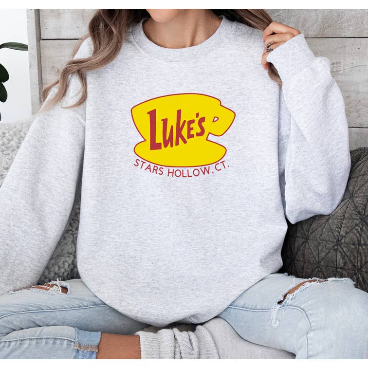 Painted Lavender - Vente Sweat-shirt à imprimés – femme - Chandail à capuchon Luke's Coffee Gilmore pour fille