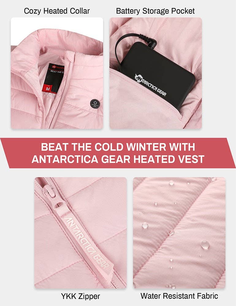 Antarctica Outdoors - Vendita all'ingrosso Gilè imbottito - Donna - GILET ANTARCTICA GEAR da Donna Riscaldato Ricaricabile Leggero per l'Inverno all'Aperto6