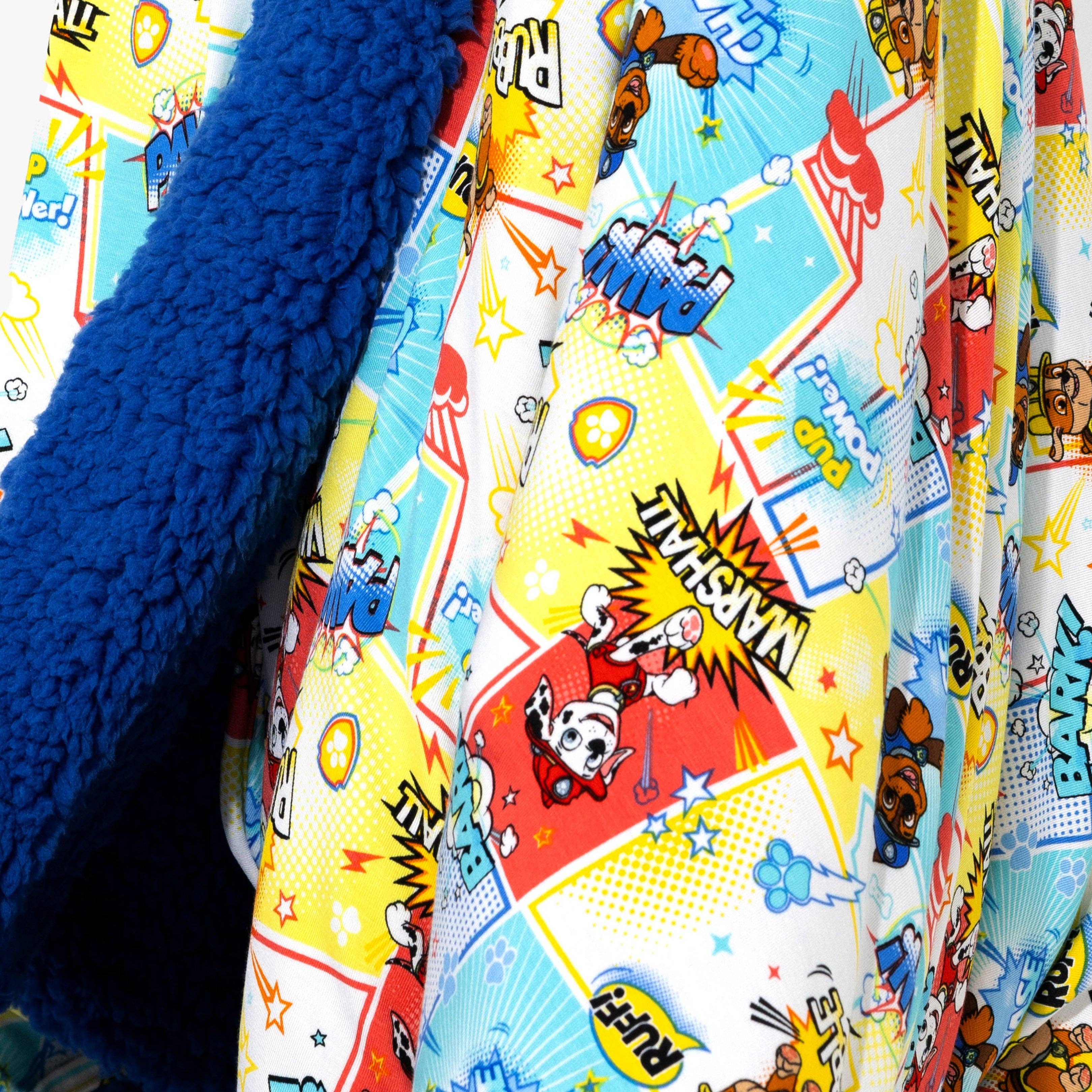 Bellabu Bear - Wholesale Deken - Kinderen en baby - PAW Patrol: Comic Boy Pups Bamboe Sherpa Deken1