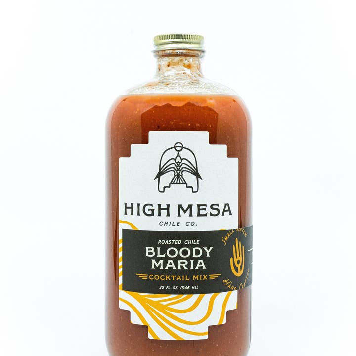 High Mesa Chile Co. - Wholesale Cocktail Mix/Syrup - Roasted Chile Bloody Maria Cocktail Mix - 32 oz0