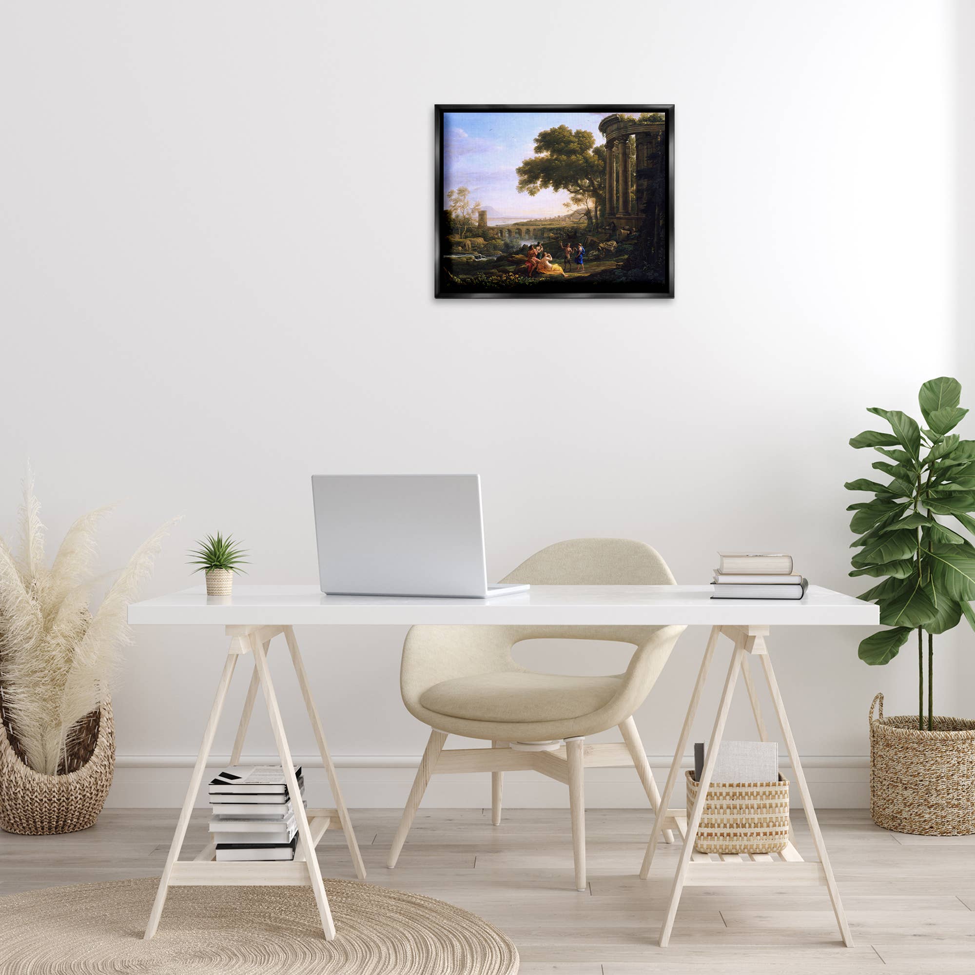 Stupell Industries - Wholesale Wall Decor - Kids & Baby - Classic Nymph & Satyr Dancing Floater Framed Art0