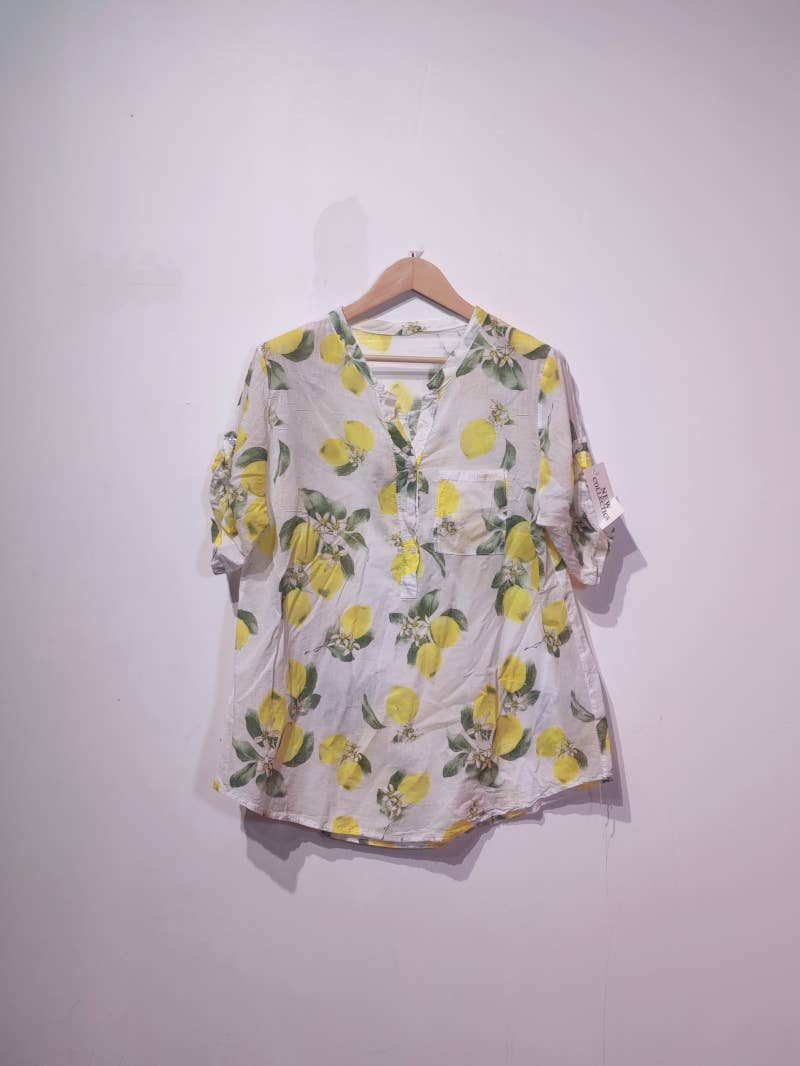 Pomelo paris - Wholesale Blouse - Women's - LISA LEMON CROPPED BLOUSE11