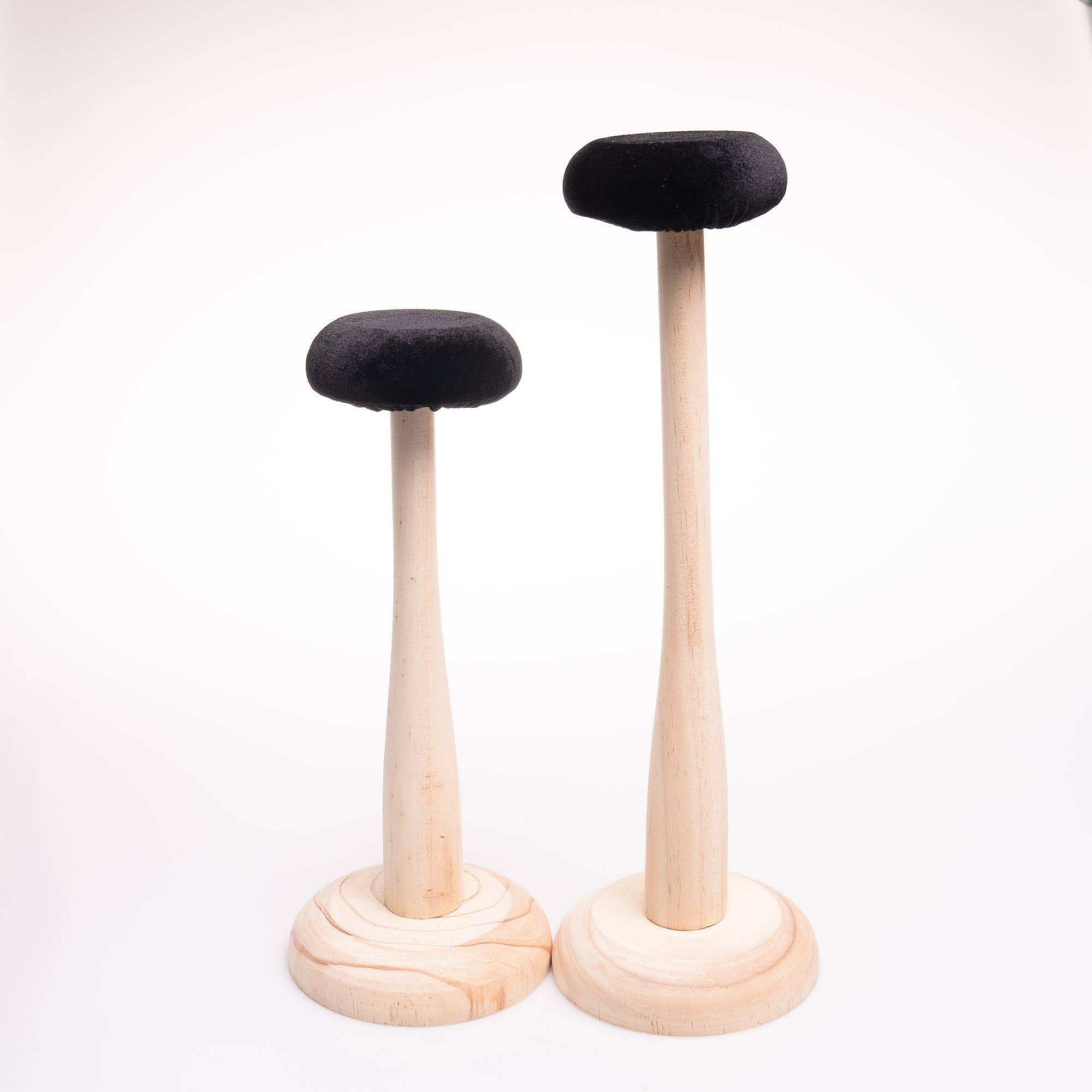 KaKyCo - Wholesale Hat Stand - 2 Pieces Set Modern Wood Hat Stand 12 & 15 inch | STAND4SET1