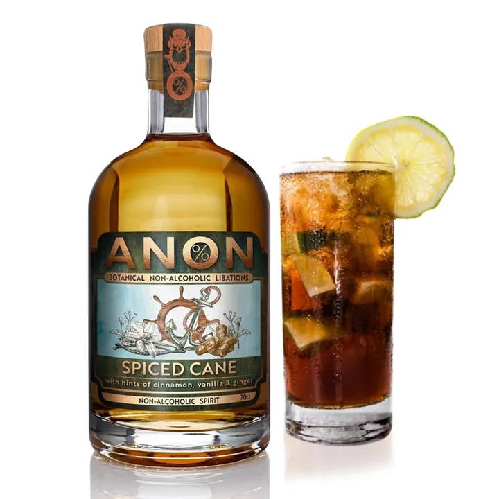 Maargo Food & Wine Wholesale – wholesale Non-alcoholic spirits/wine/beer – Non Alcoholic Anon Spiced Cane 70cl