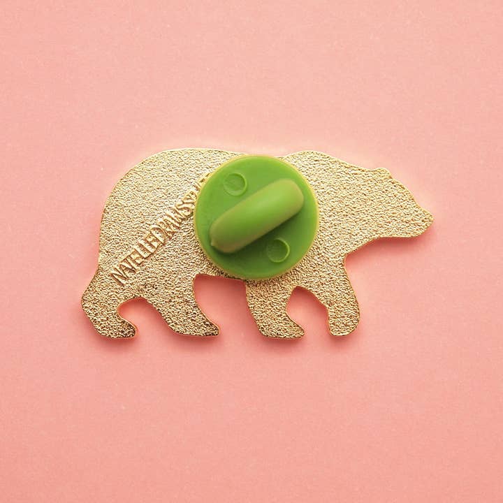 Shoal - Wholesale Lapel Pin/Button - Cactus Black Bear Pin