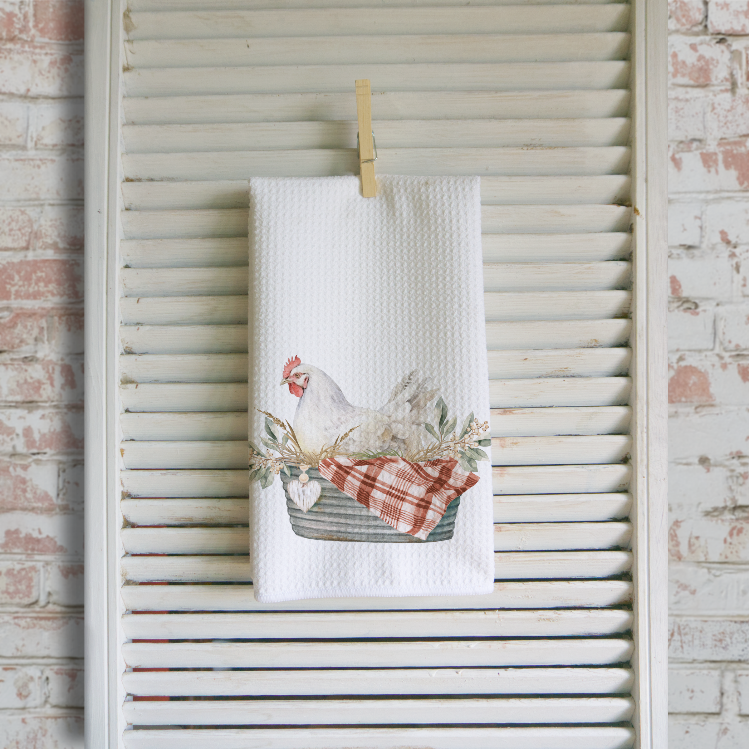 Middlefork & Co. - Wholesale Tea Towel - Chicken Farm Animal Kitchen Tea Towel Farmhouse Gifts1