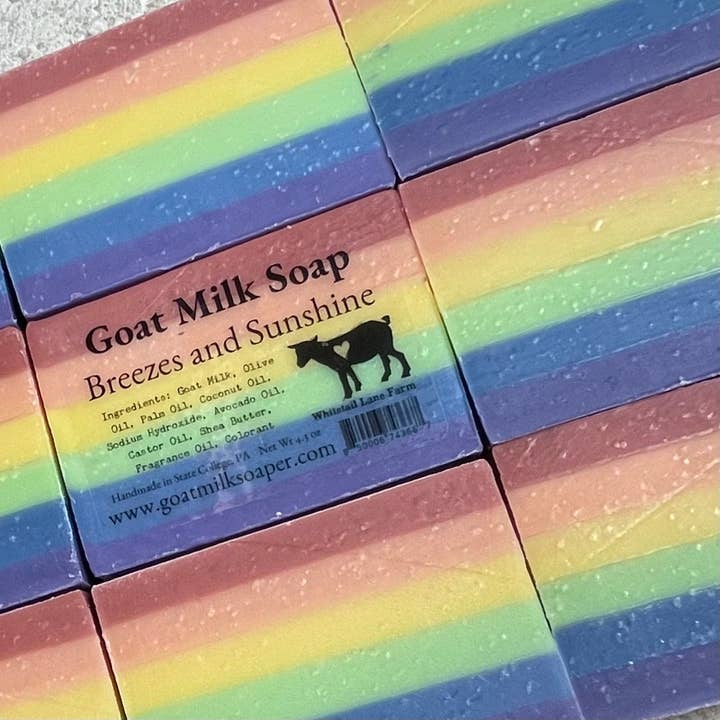 Whitetail Lane Farm Goat Milk Soap - Wholesale Bar Soap - Breezes and Sunshine Goat Milk Soap5
