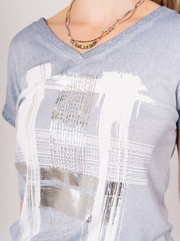 Look Mode Usa - Vendita all'ingrosso Maglietta - Donna - Top donna con stampa a quadri13