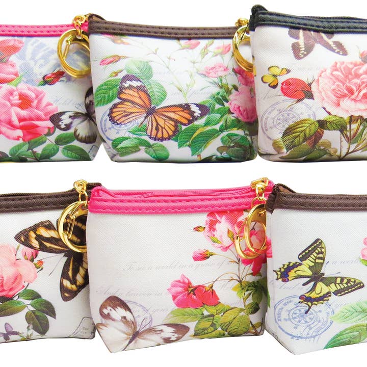 22 Tote - Wholesale Coin Purse - Women's - Rose Coin Purse (Pack of 6)0