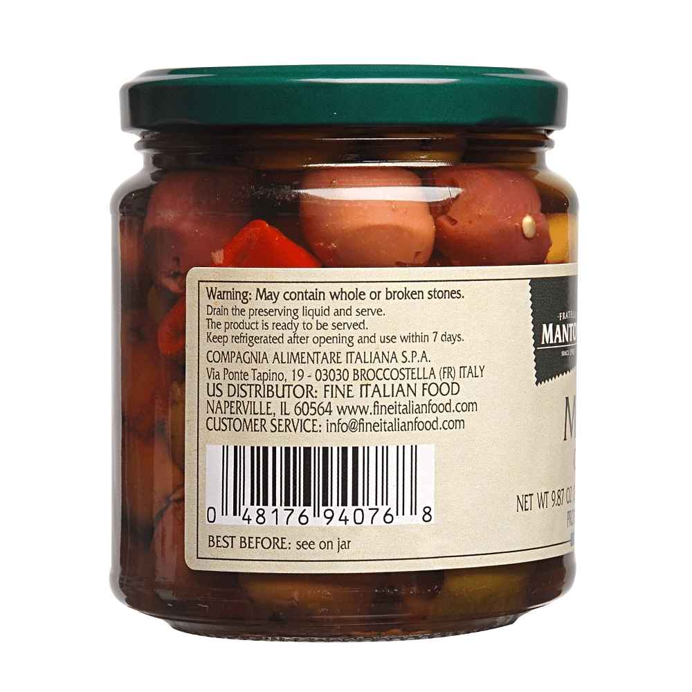 Fine Italian Food - Wholesale Olives - Mantova Mixed Olives, 9.87 oz.1