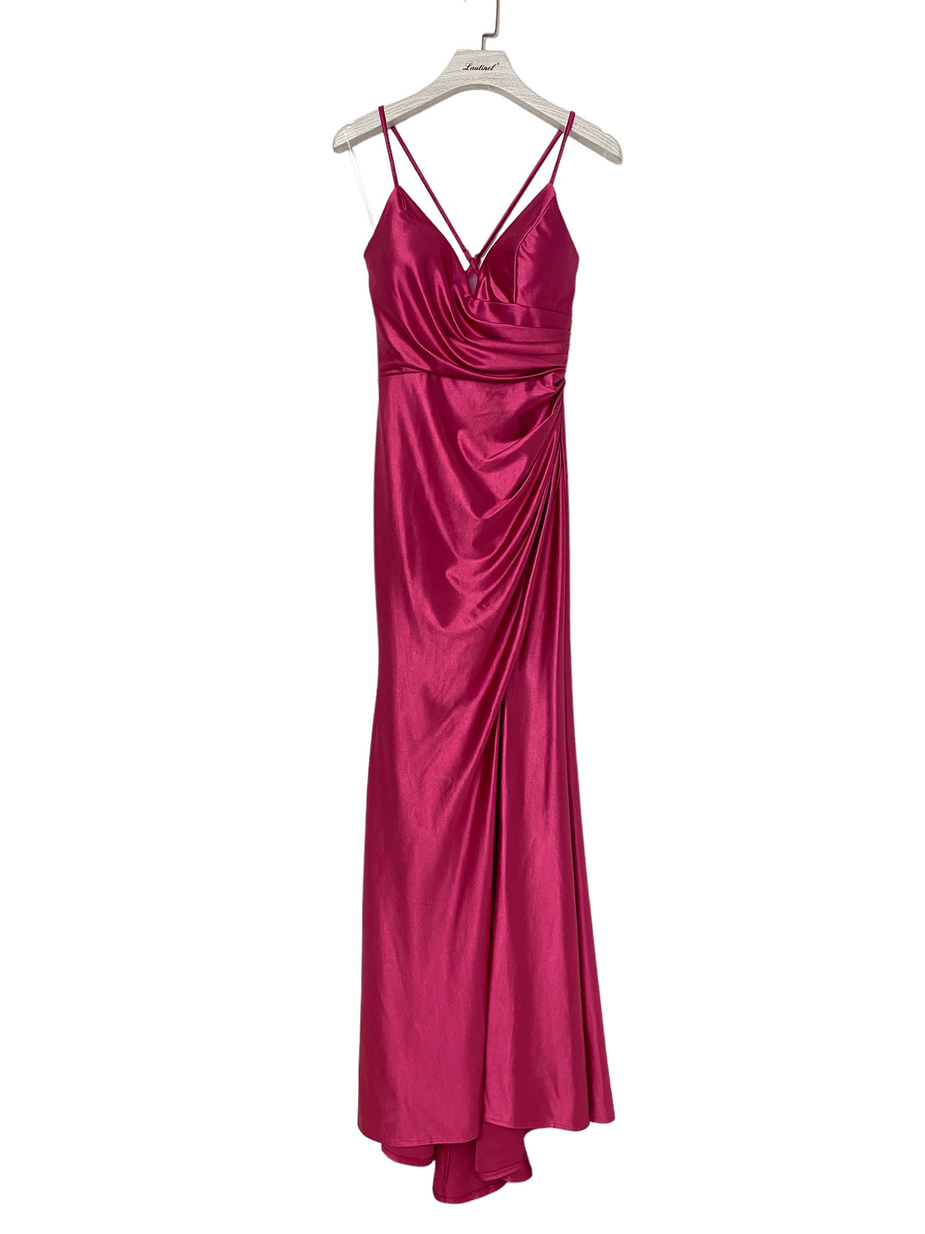 Lautinel - Wholesale Gown - Women's - Long Slit Bodycon Evening Dress R188311