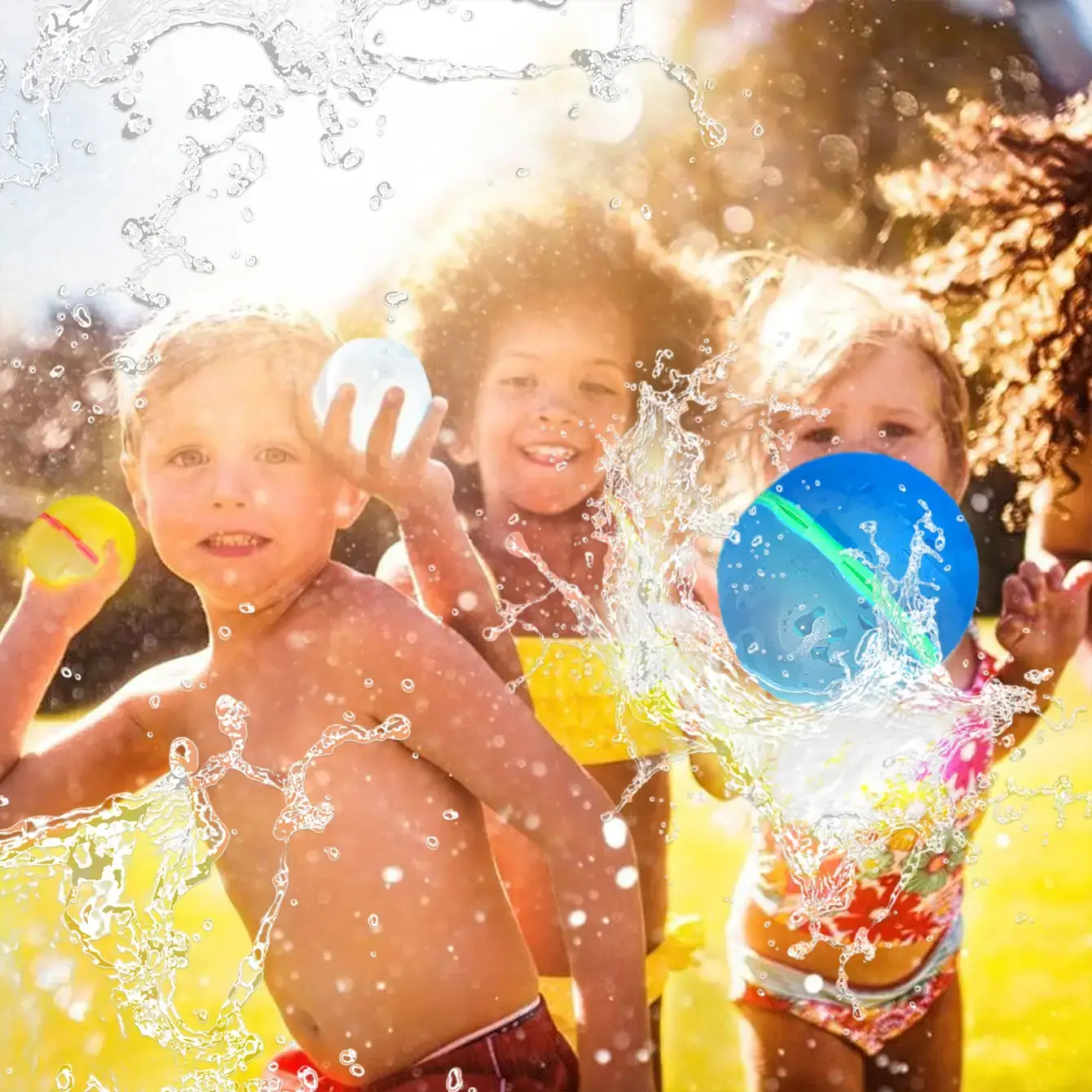 Lelaffet - Wholesale Beach/Pool Toy - Kids & Baby - Reusable Water Balloons For Kids | Magnetic Refillable Water6