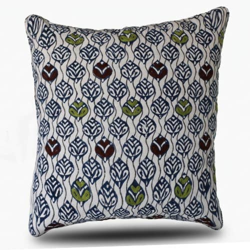 Copricuscino Cotone 45×45 cm – Stampa Handblock per la vendita all'ingrosso da parte di Urbane Hide