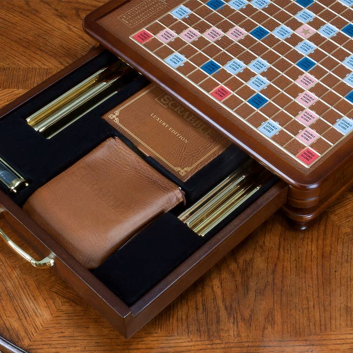 WS Game Company - Wholesale Board Game - Scrabble Luxury Edition