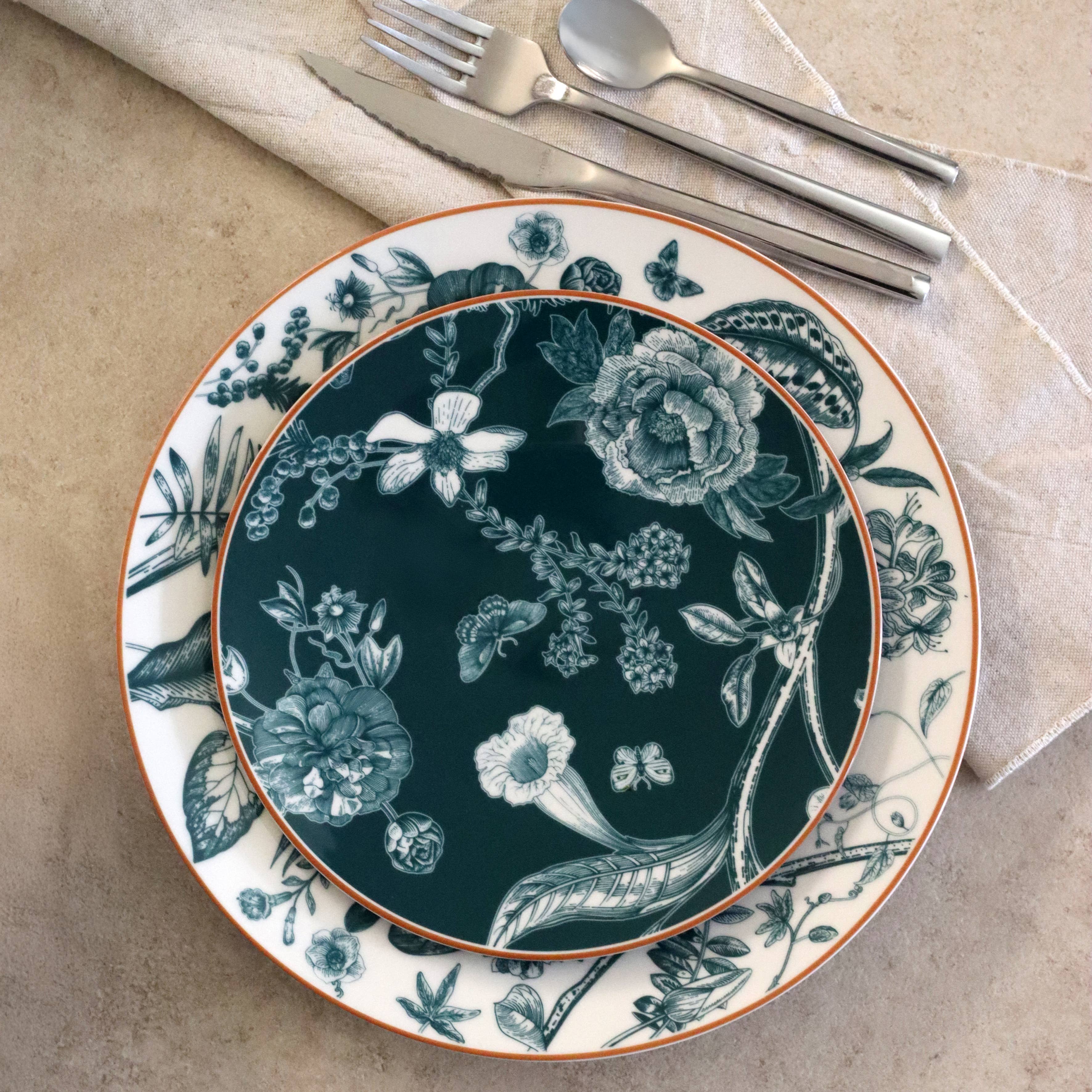 Novastyl - Wholesale Dinner Plate - Botanic dessert plate 20cm in porcelain4