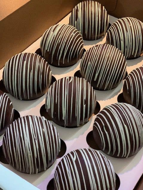 Bolas de cacau Mocha de Chocolate Negro por atacado de Curvy Girl Swim Co