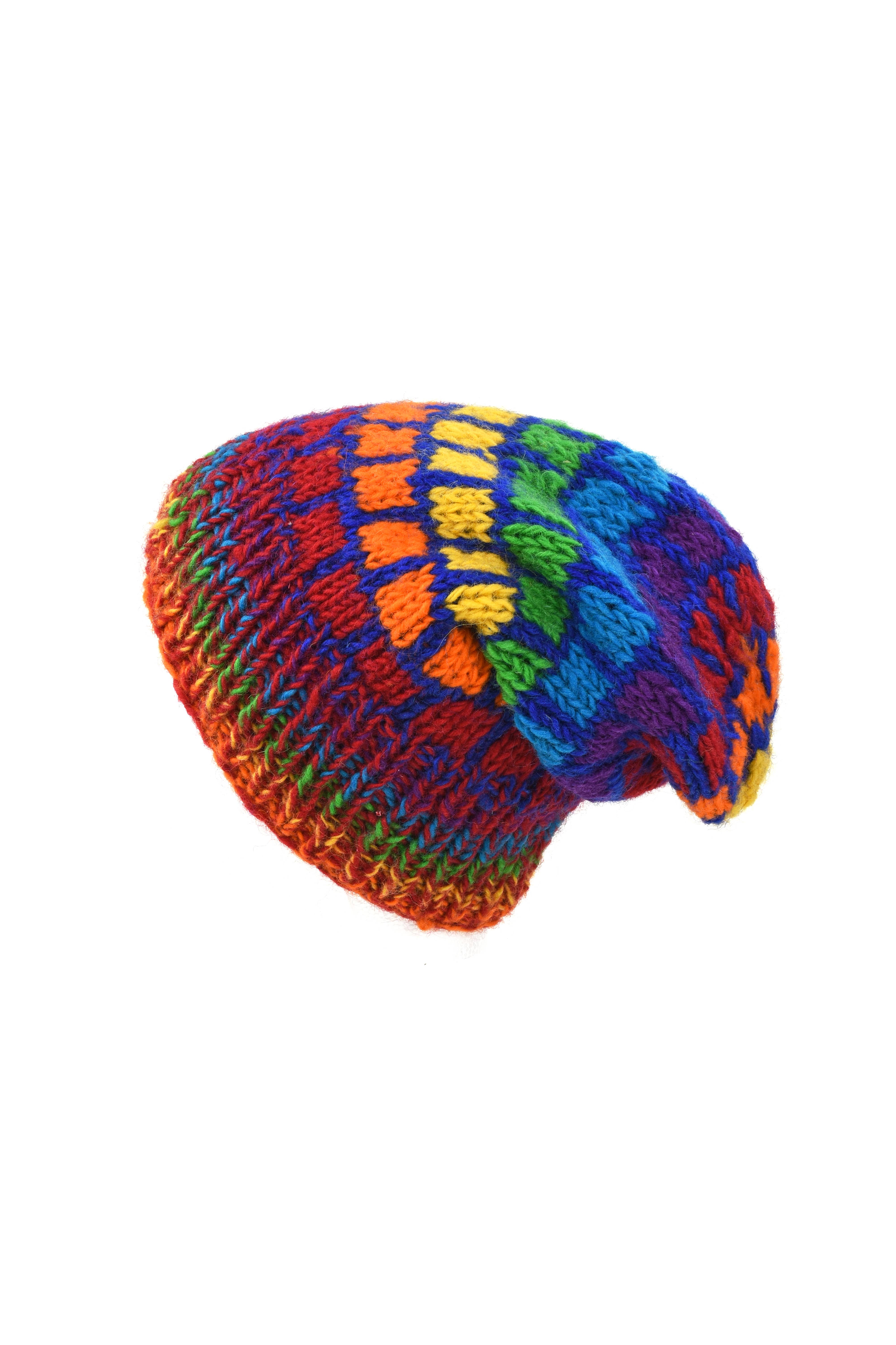 Nusantara Inc. - Wholesale Beanie - Women's - Nepalese Rainbow Wool Hat-96978