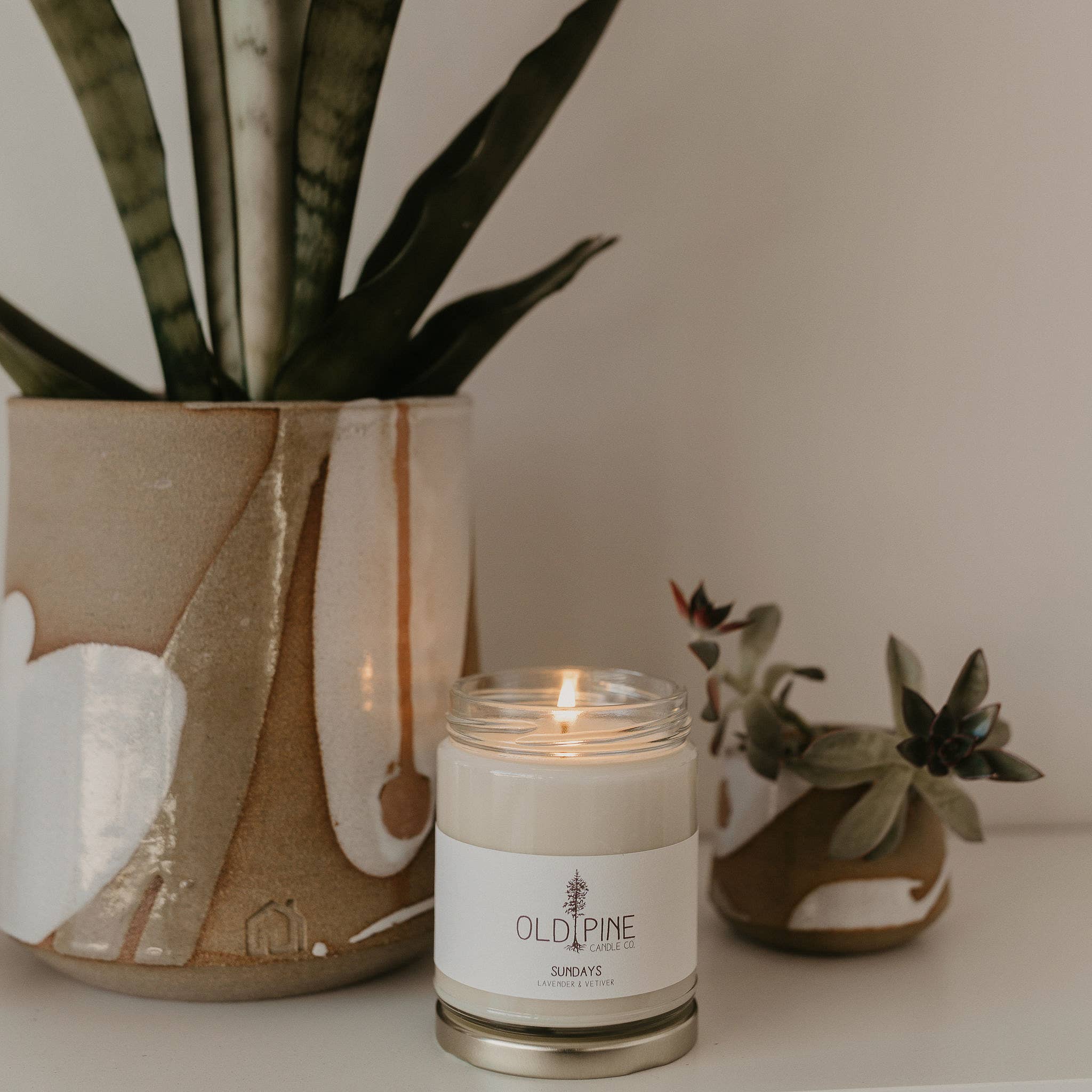 Old Pine Candle Co - Wholesale Jar/Filled Candle - Sundays Candle3