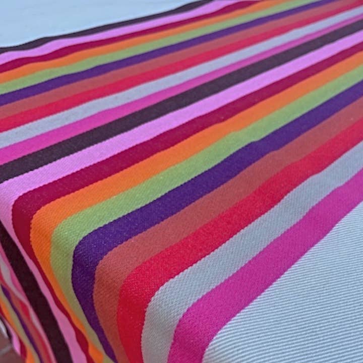 La Maisonnette - Wholesale Tablecloth - French Tablecloth Basque Stripe