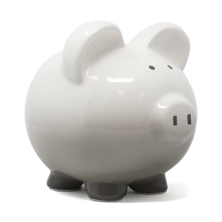 Gray Ombre Piggy Bank for wholesale by Child To Cherish®