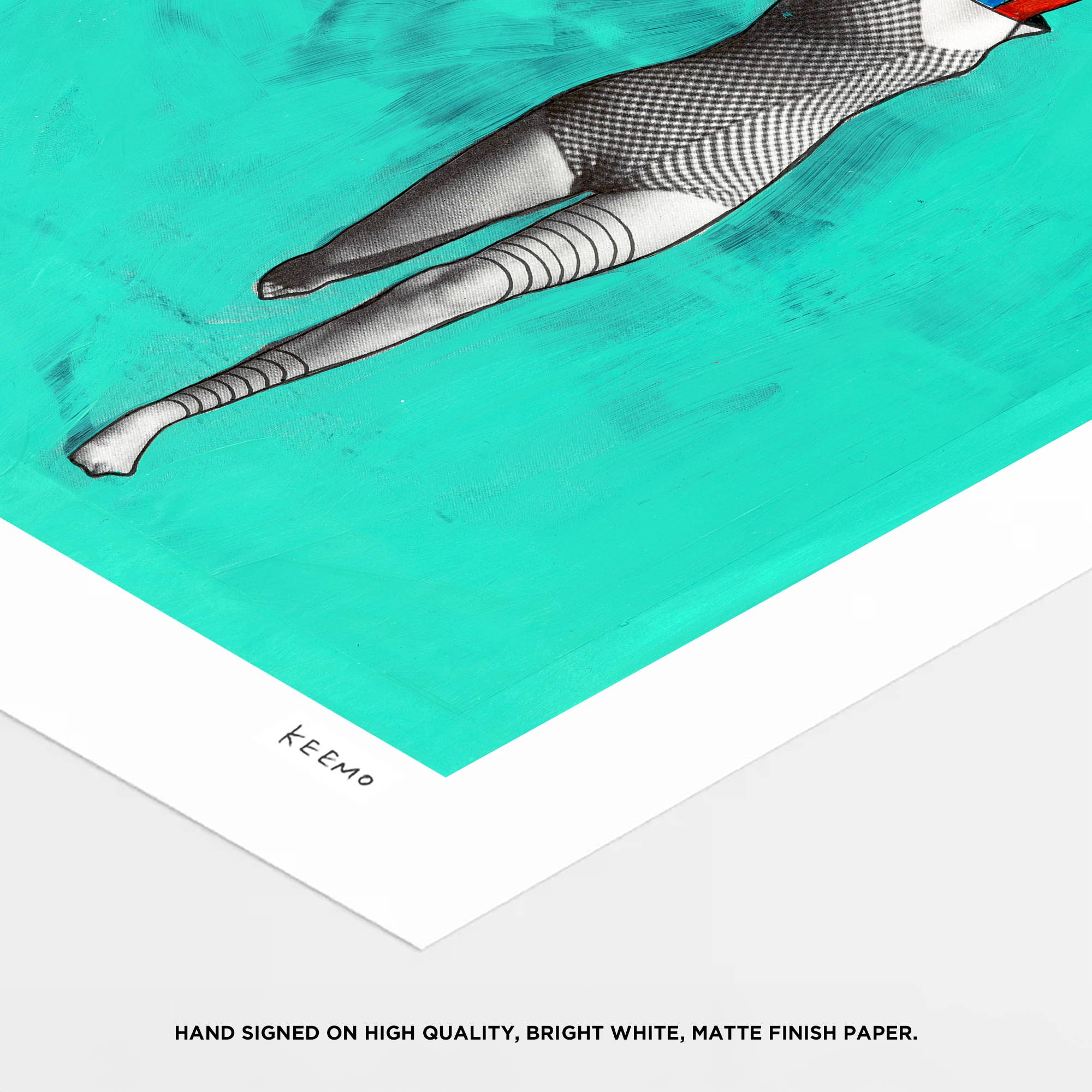 Keemo Gallery - Wholesale Art Print - Rainbow Colorful Signed Unique Figure Art Print LGBTQ Pride3