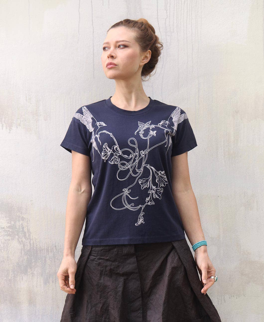 Shovava - Wholesale Screen printed t-shirt – Women′s - Swallows Womens Top