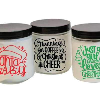 Christmas Santa Baby Holiday Decor Soy Candle love gift for wholesale by The Candy Collections