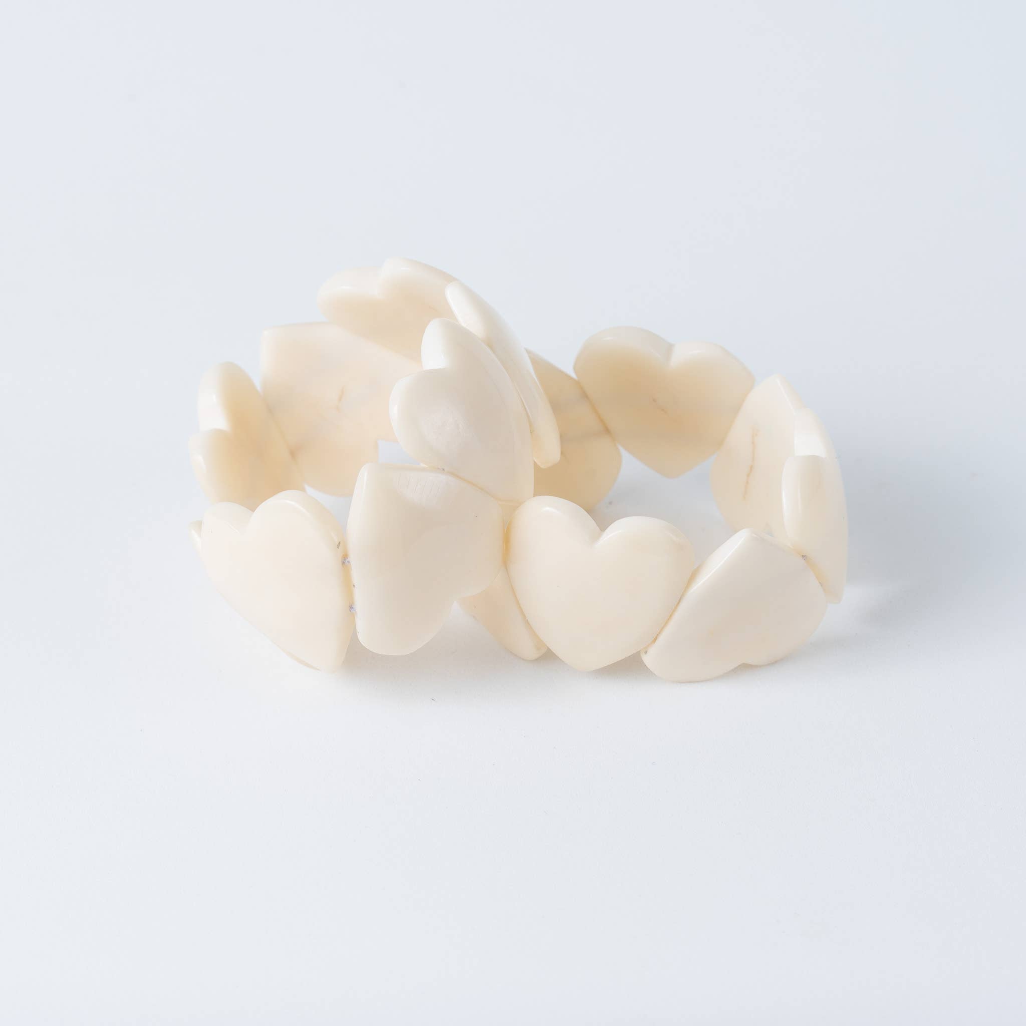 TaguArtsy - Wholesale Cuff Bracelet - Chunky Organic Heart Tagua Cuff Brangle Bracelet2
