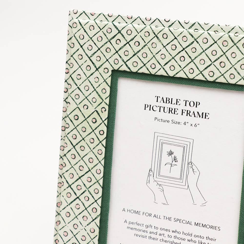 Craft Boat - Wholesale Picture Frame - DOT AND GRID TABLE TOP PICTURE FRAME7