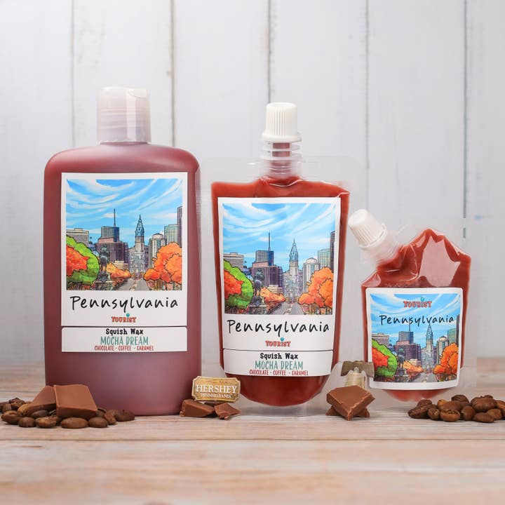PENNSYLVANIA – Squeezable Squish Wax Melt | The Scenic Route Collection for wholesale by Tourist Products