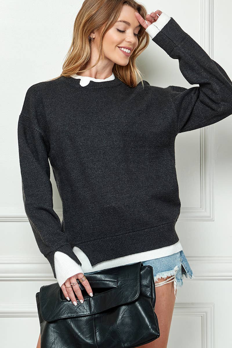 Cezele - Vendita all'ingrosso Maglione tricot - Donna - Maglione in maglia a maniche lunghe - 100% acrilico19