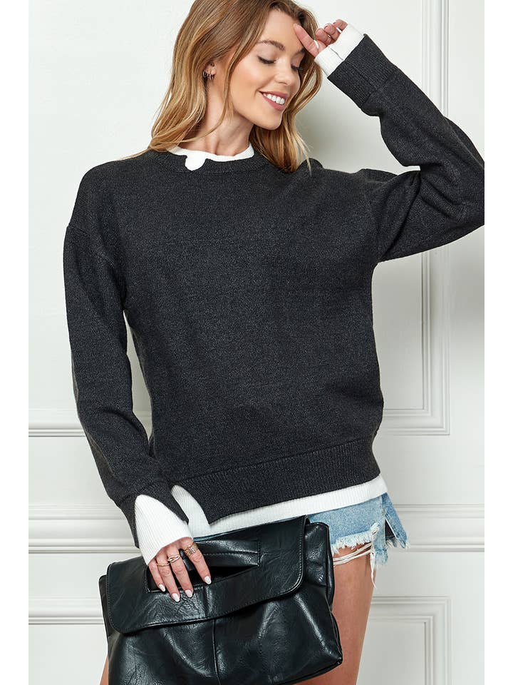 Cezele - Vendita all'ingrosso Maglione tricot - Donna - Maglione in maglia a maniche lunghe - 100% acrilico31