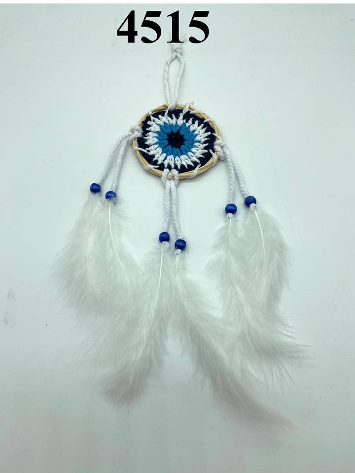 Piccoli acchiappasogni fatti a mano con piume #4515 per la vendita all'ingrosso da parte di Lucky Eye