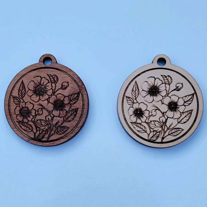 Key Tag - Flower Trio for wholesale by OllieBug Tot Shop