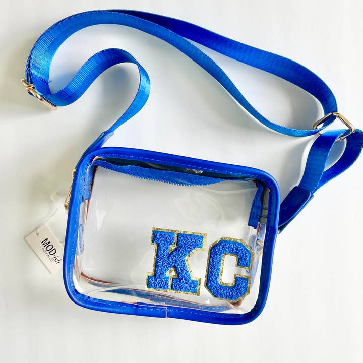 KC Royal Blue Stadium Bag for wholesale by MODish Design Co