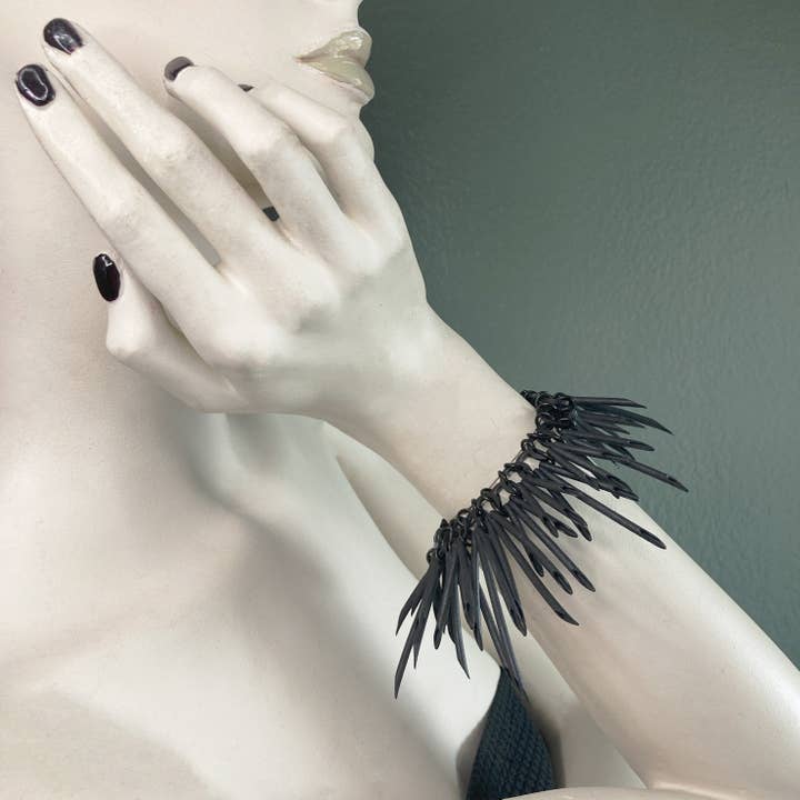 BLACK URCHIN || Black Urchin Bracelet for wholesale by Wired Resistance