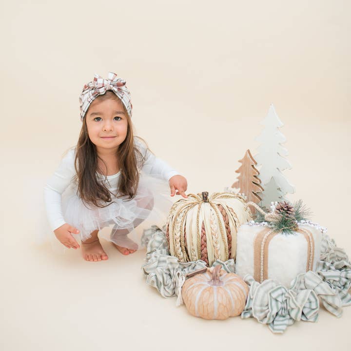 Turban nœud d'automne pour la vente par Sweet Peas Co