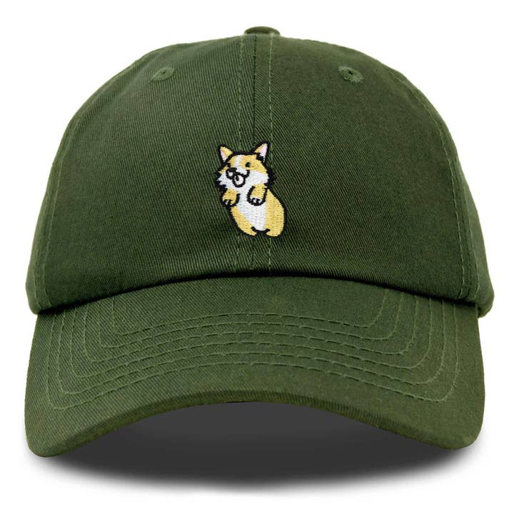 Dalix - Wholesale Baseball Cap - Women's - DALIX Cute Leaping Corgi Hat Womens Embroidered Baseball Cap24