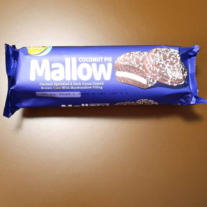 Unieke Zoete Traktaties Mallow Kokosnoottaart Donkere Cacao Sandwich Cakes - 8 Stuks - 6,49 oz (184g) voor wholesale door Aladdin