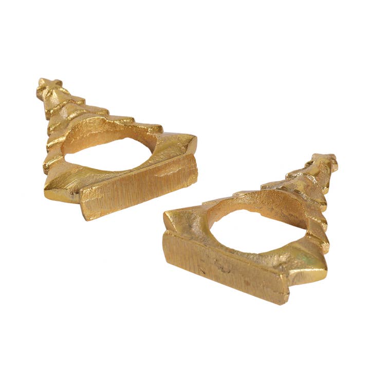 Vatican Homes - Wholesale Napkin Ring - 3.9" Chridtmas Tree Napkin Ring1