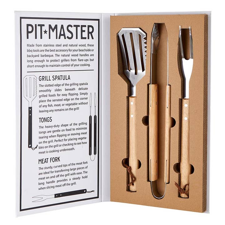 Santa Barbara Design Studio by Creative Brands - Wholesale Outdoor Grill Tools - Natural BBQ Tools Book Box2