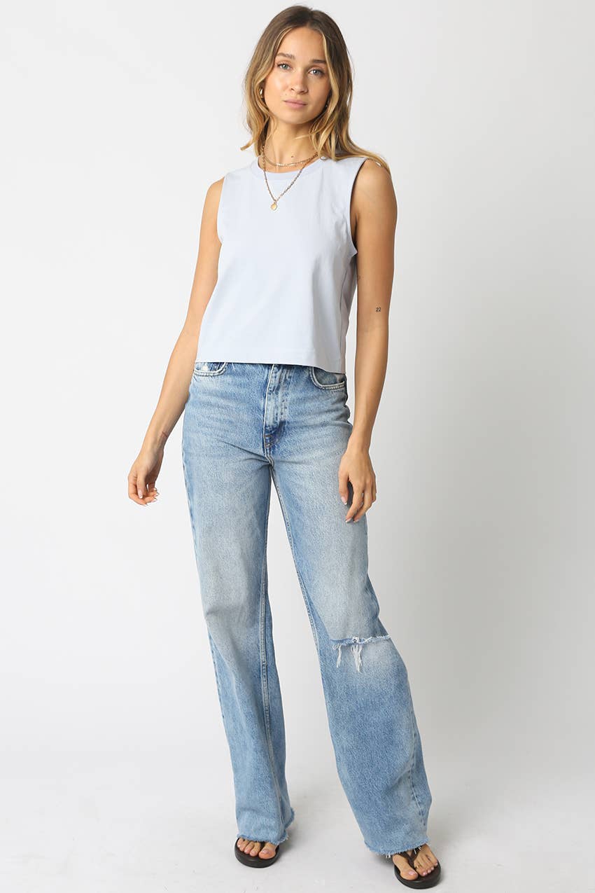 Olivaceous - Wholesale Knit Top - Women's - Lisa Sleeveless Rib Knit Top6