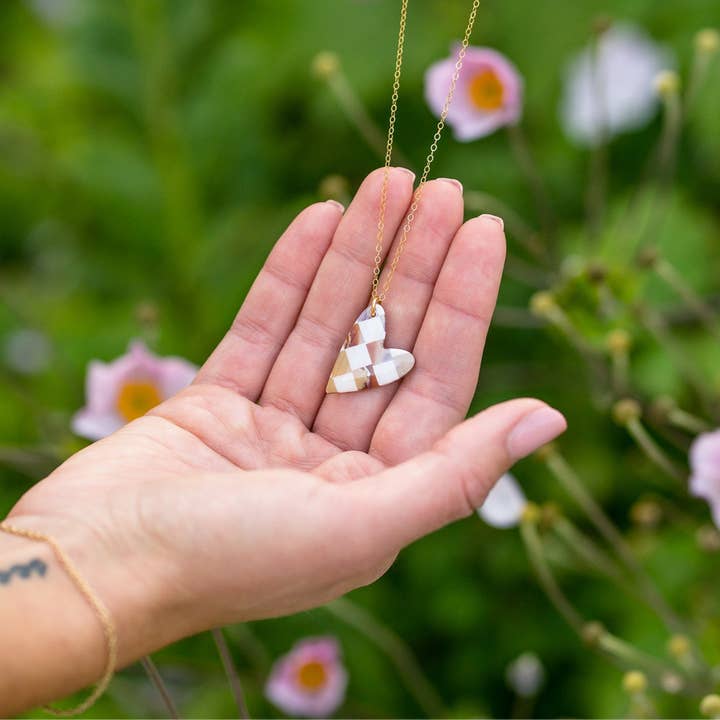 Elodie Gold Filled Chain with Heart Charm for wholesale by Archi