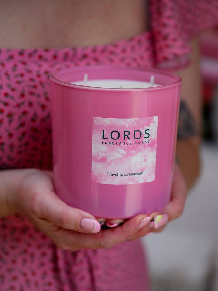 Dreamland 3 Wick Candle | Large Candles | Sleep Candles for wholesale by LORDS Fragrance House