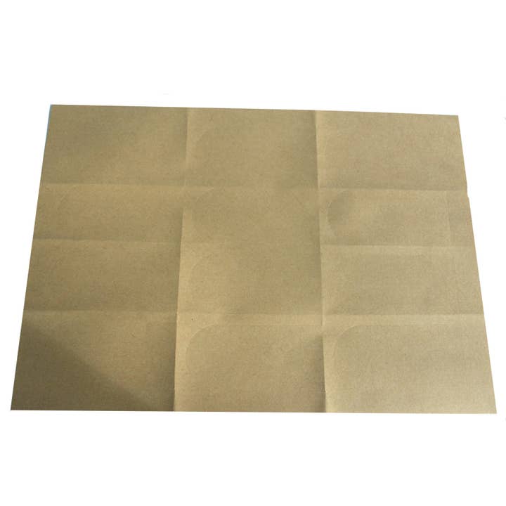 AW Aromatics Limited – wholesale Gift tag label – 100x Brown Kraft - 12UP Arch Labels A4 Laser Label1