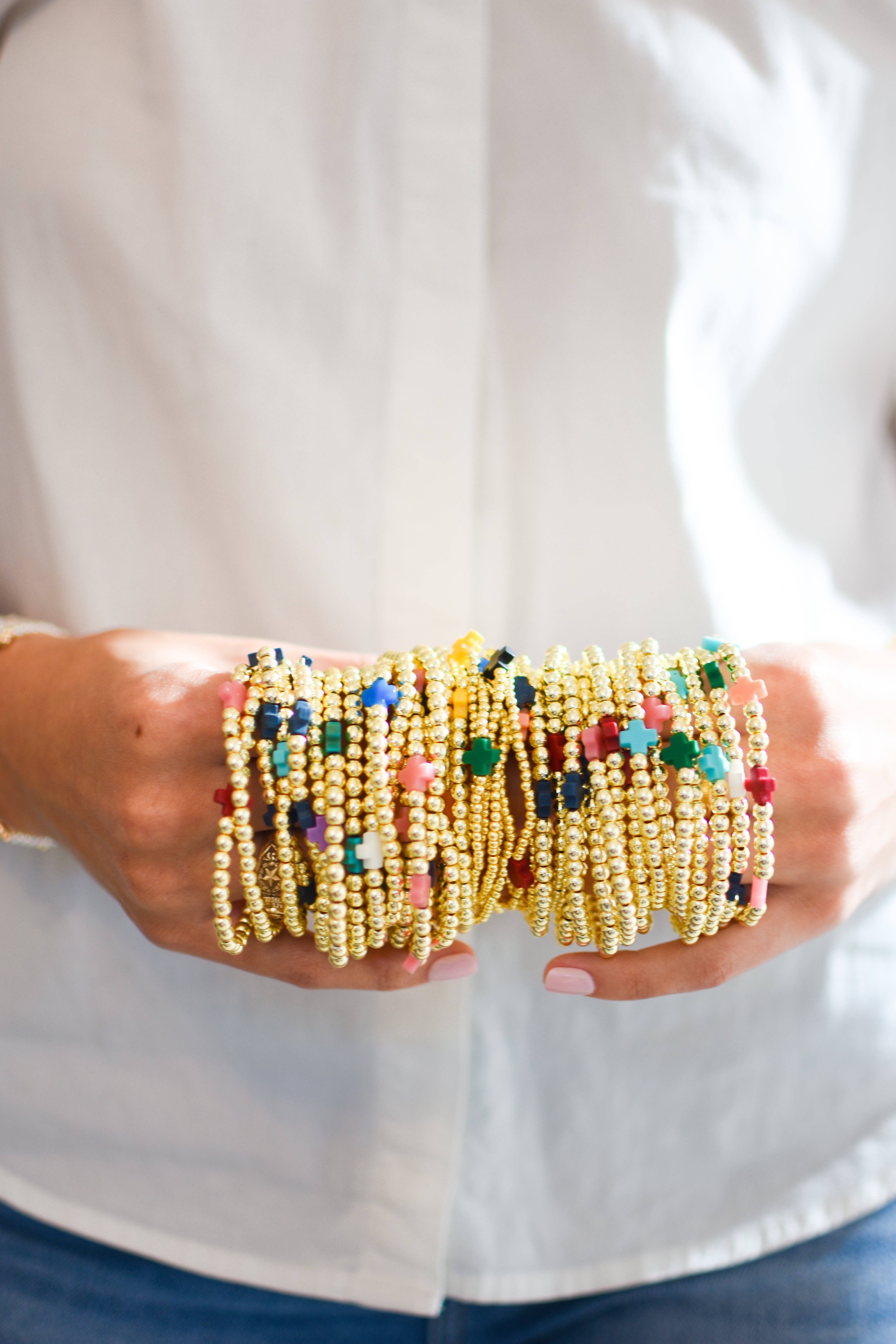 Coco's Beads and Co - Wholesale Beaded Bracelet - The Kyla- Colors1