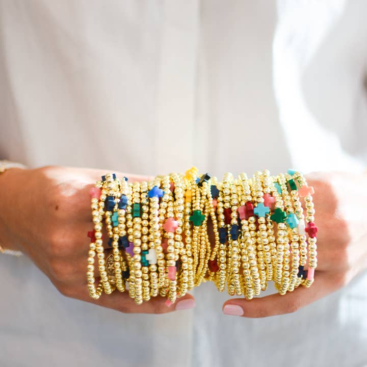 Coco's Beads and Co - Wholesale Beaded Bracelet - The Kyla- Colors1