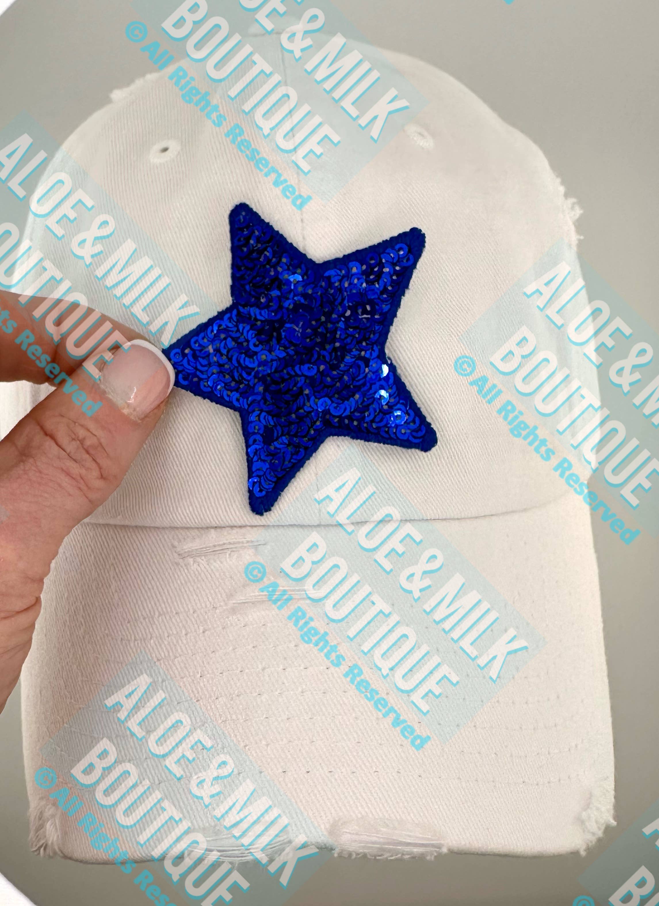 Aloe and Milk Boutique - Wholesale Patch - New Sequin Star Small, sequin star patch, cheer patch13